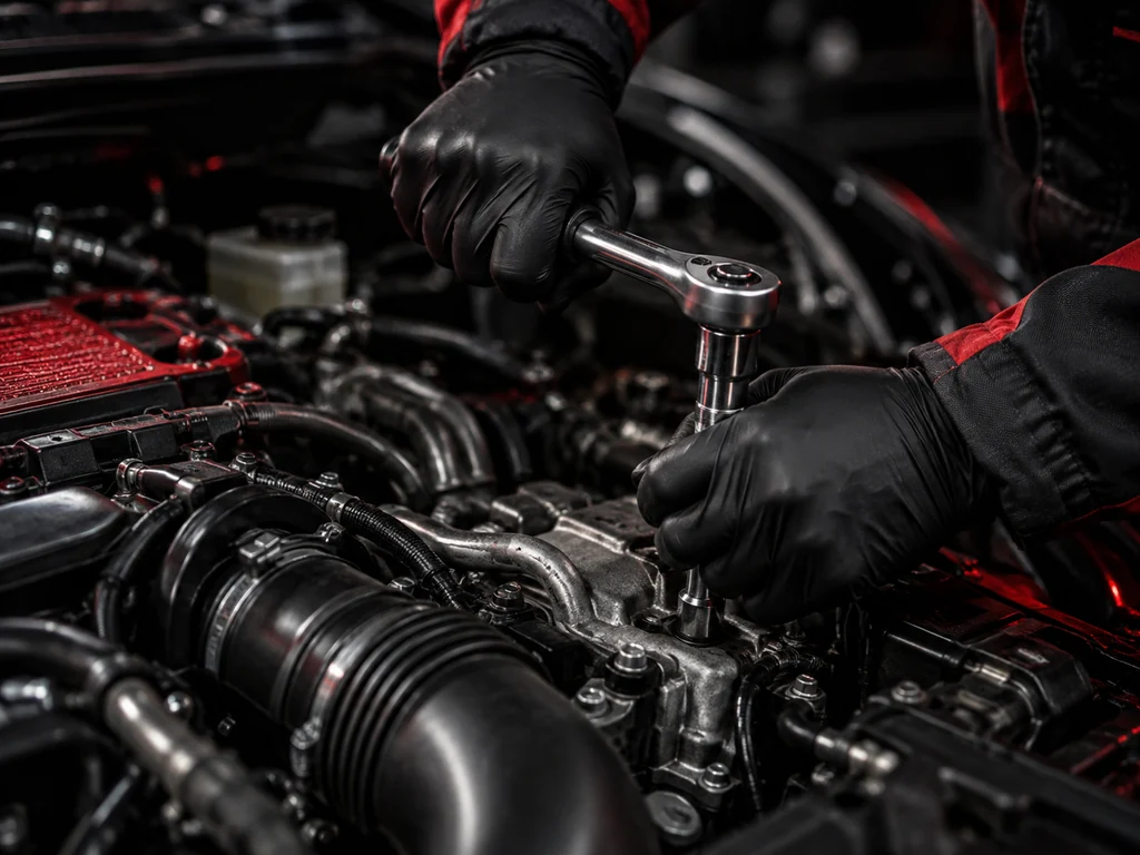 Imagem ilustrativa de trabalho mecânico em um motor