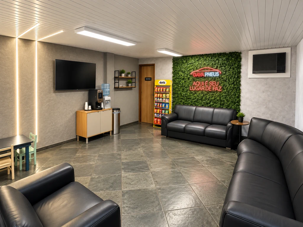Sala de espera climatizada